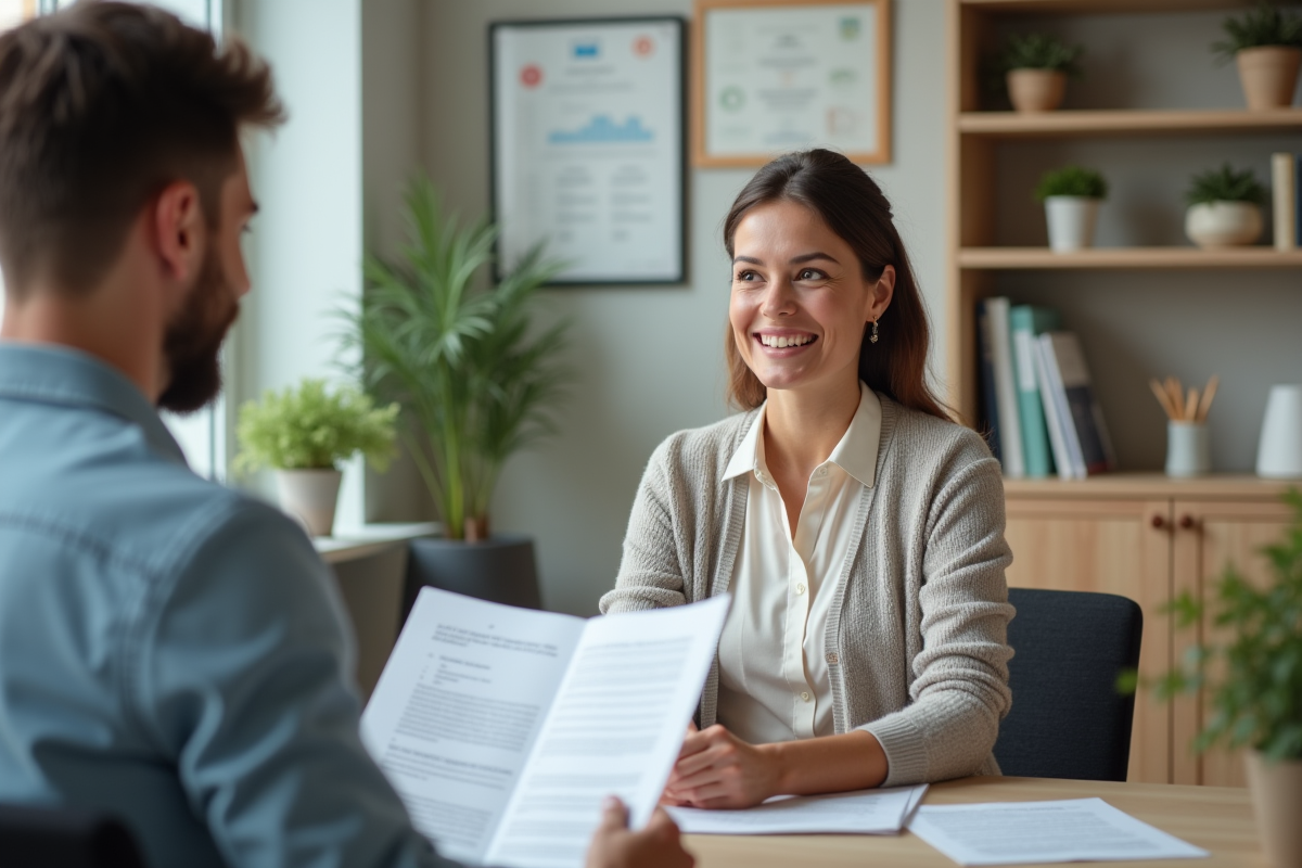 Nutritionniste femme avec un jeune homme en consultation